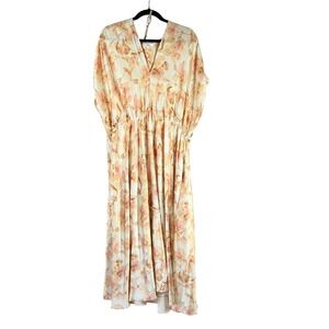 vince brown floral dress The Cherie Dress in Cocoa Baroque Floral 12 / Cocoa Baroque Floral main image 0
